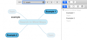 search mind maps - search in mind map