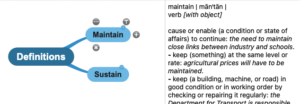 Mind map with a note in the inspector