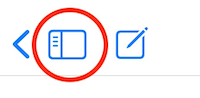 Tap or click the mind maps icon