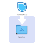 Install SimpleMind Pro Drag to Applications