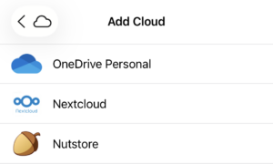 Add cloud