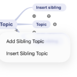 New feature insert sibling
