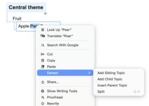 Extract text as topics - New feature