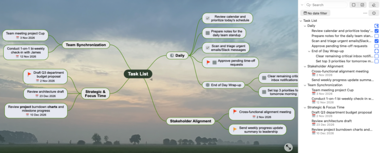 SimpleMind 2.10 gives you Custom Backgrounds, Outline Search and Improved Read-only.