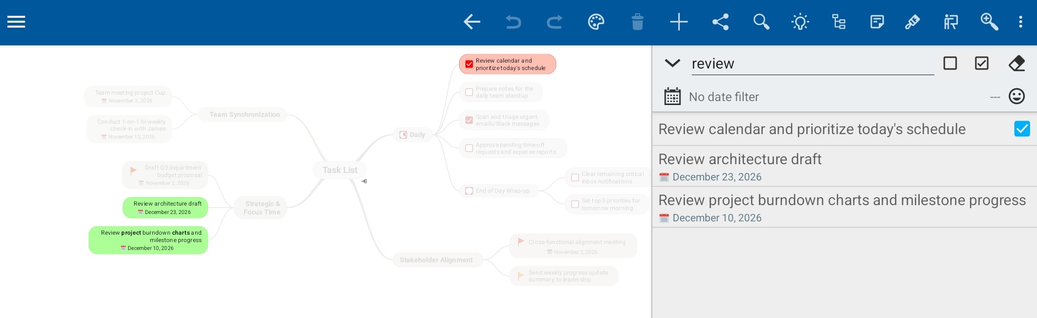New Feature Advanced Search in Outline